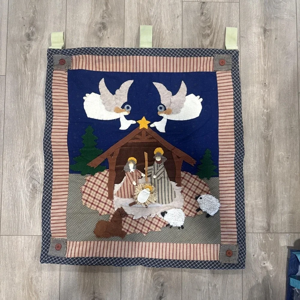 Christmas Quilt Nativity Scene 25